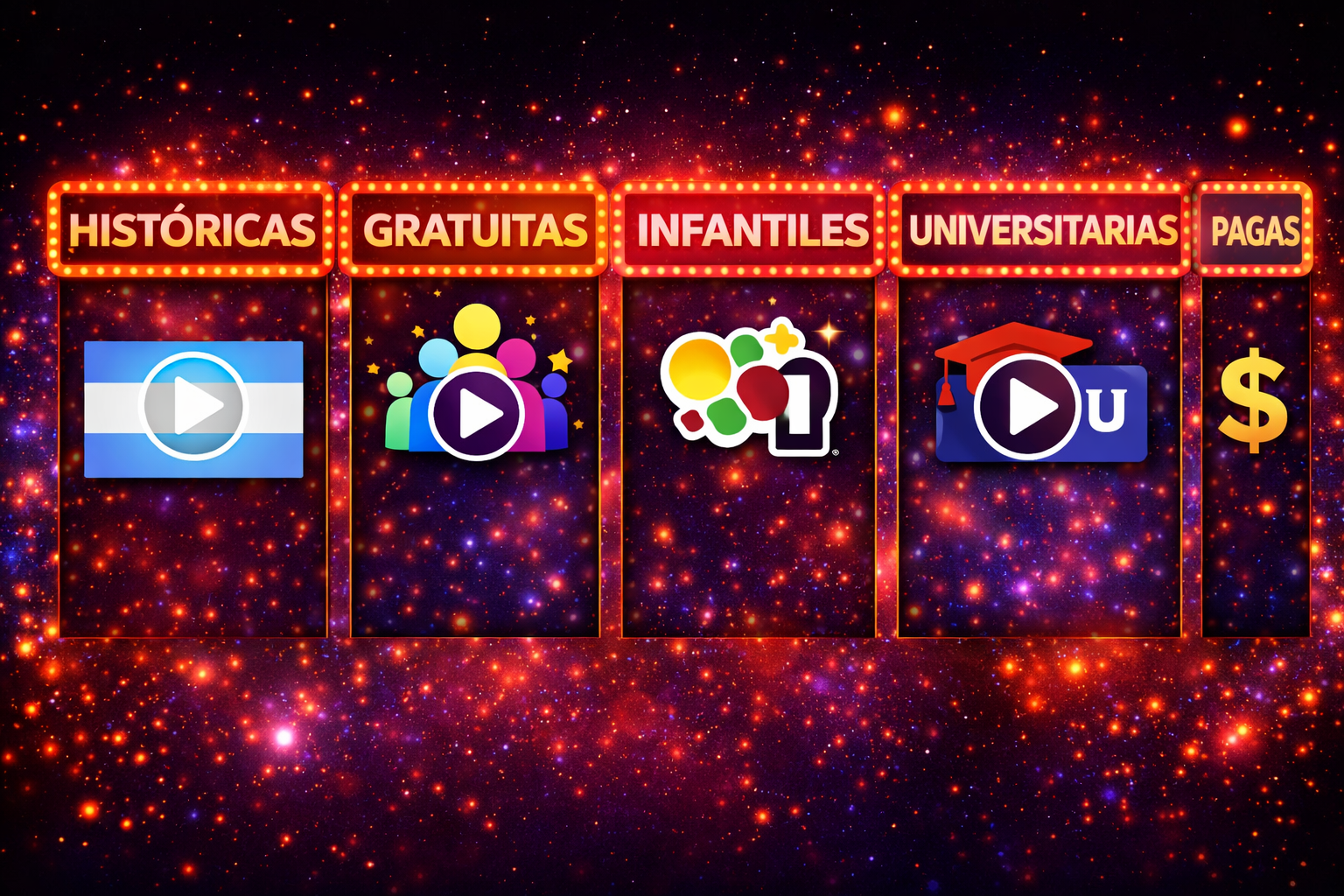 Logo acerca de plataformas de streaming argentinas